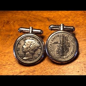Brooks Brothers Vintage Dime Cufflinks
